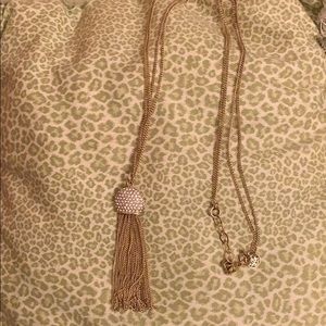 Lilly Pulitzer gold necklace